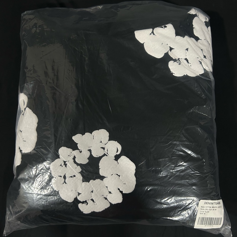 Medium Black Denim Tears Hoodie